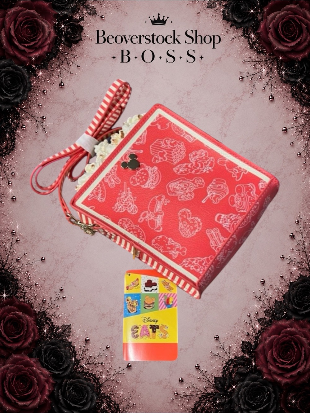 New NWT Disney Eats Popcorn Crossbody Bag Purse – Limited Edition!
